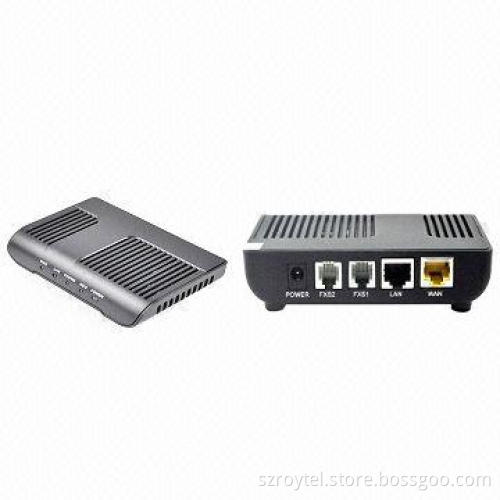 Desktop voice gateway with SIP and MGCP protocol supported